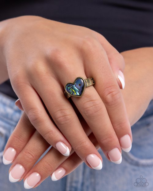 Uncontrollably Fond - Brass - Paparazzi Ring Image