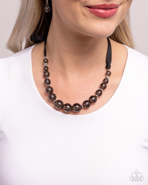 Lace Maker - Black - Paparazzi Necklace Image
