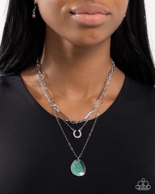 Western Wheelhouse - Green - Paparazzi Necklace Image