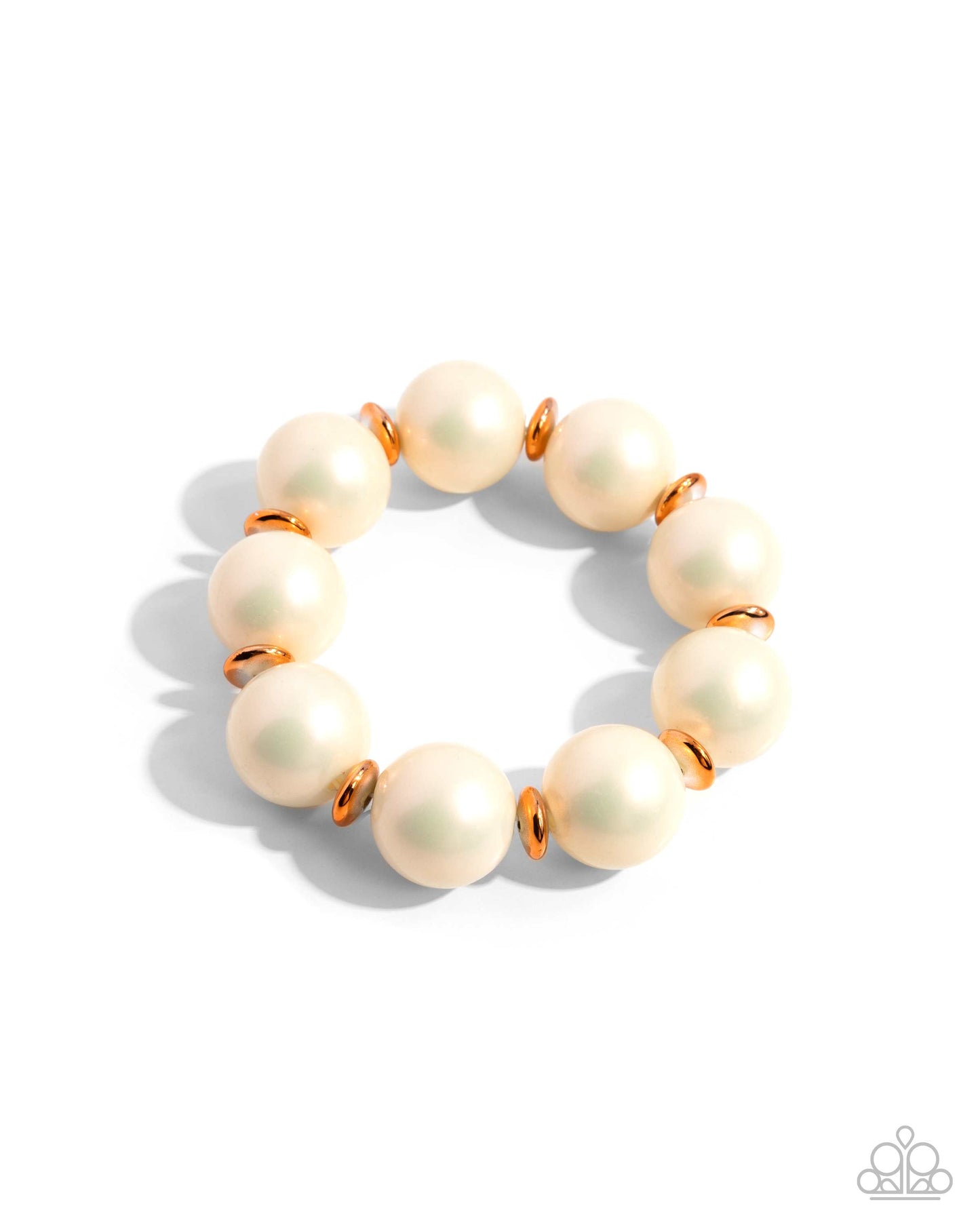 Pearl Platoon - Complete Look - Orange - Paparazzi Product Image