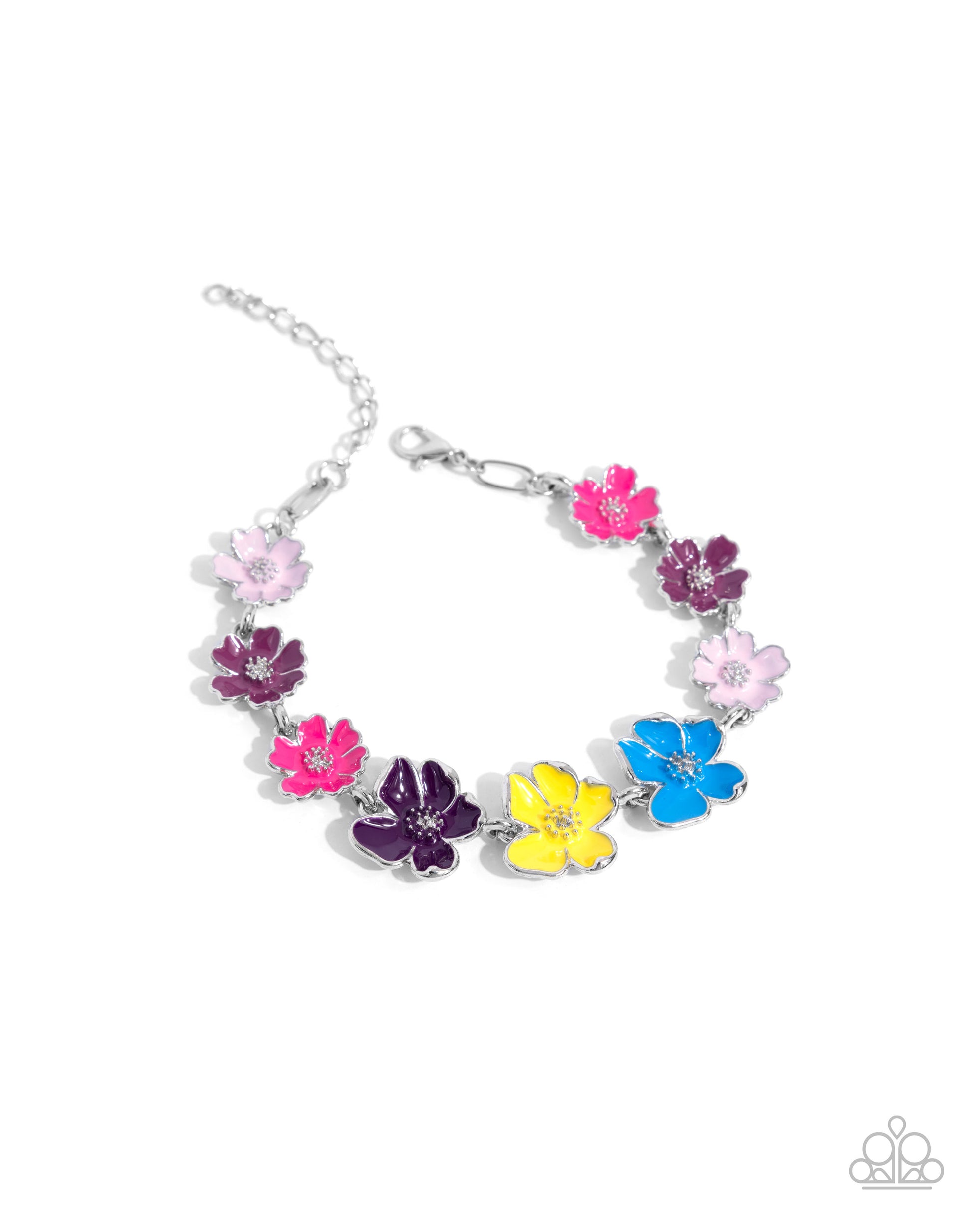 Forthright Florals - Complete Look - Purple - Paparazzi Product Image