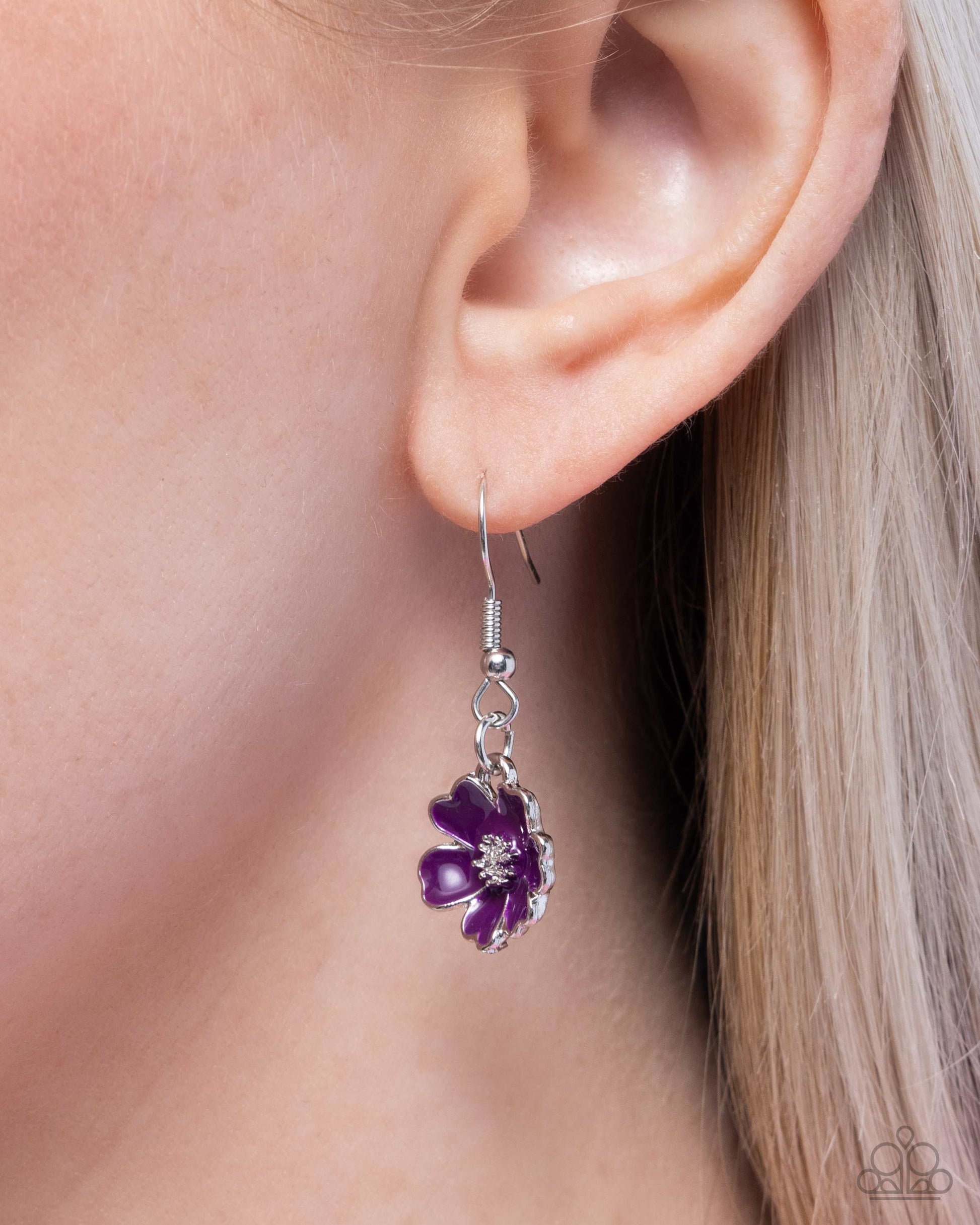 Forthright Florals - Complete Look - Purple - Paparazzi Product Image