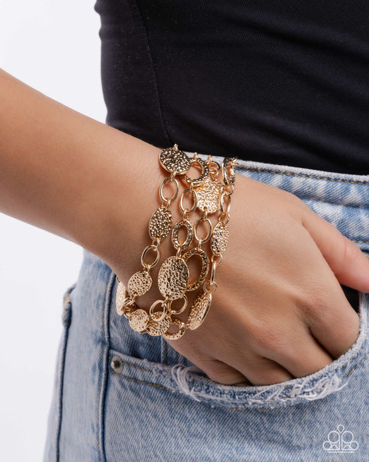 Hammered Helm - Paparazzi Bracelet Image