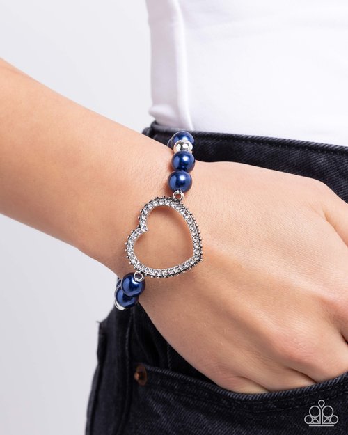 My Love, My Life - Blue - Paparazzi Bracelet Image