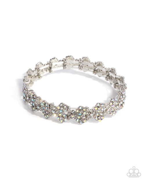 FLOWER Hungry - White - Paparazzi Bracelet Image