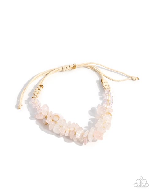 Stony Salvage - Pink - Paparazzi Bracelet Image
