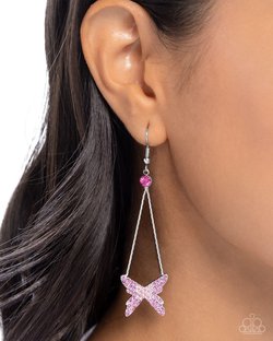 Pick A FLIGHT - Paparazzi Earring Image