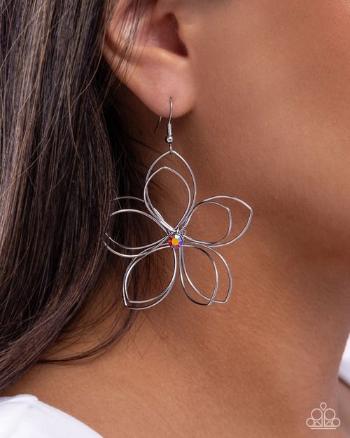 Wiry Whisper - Red - Paparazzi Earring Image