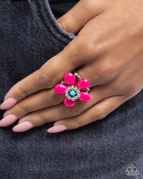 Stony Solidarity - Pink - Paparazzi Ring Image