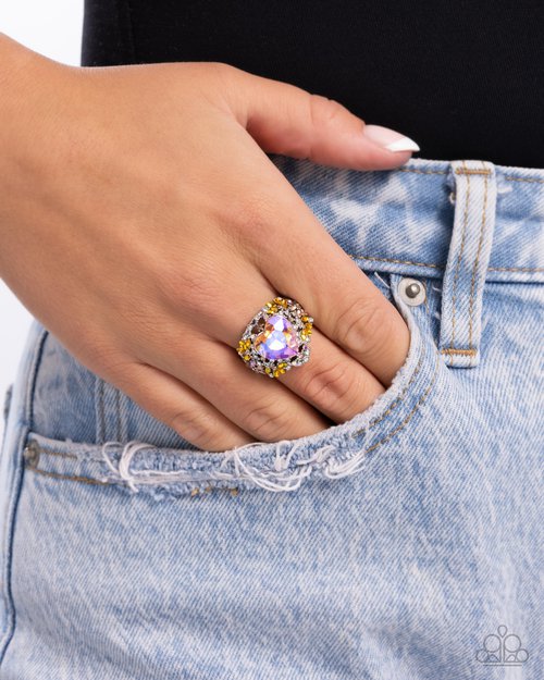 Bursting with Beauty - Orange - Paparazzi Ring Image