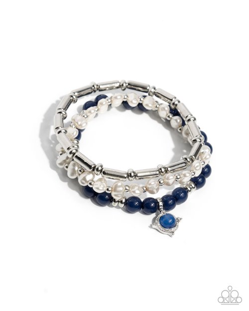 Testing the Waters - Blue - Paparazzi Bracelet Image
