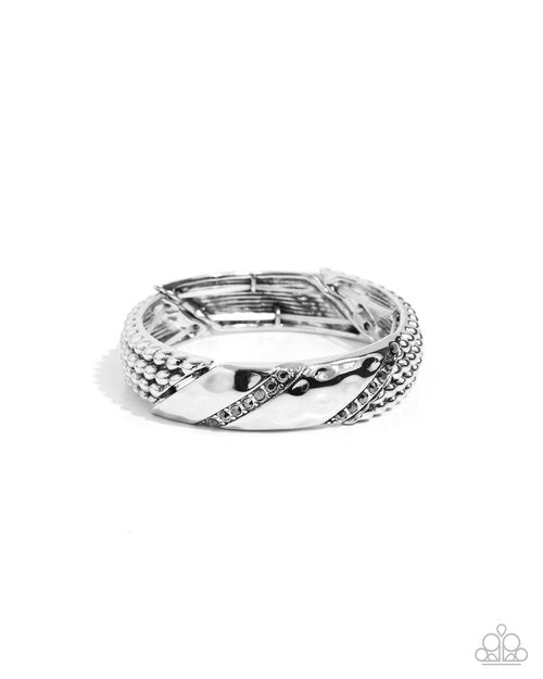 Good Time Grunge - Silver - Paparazzi Bracelet Image