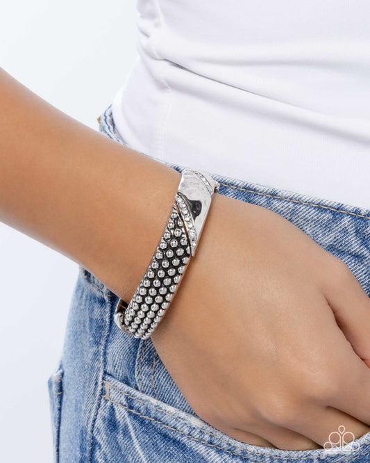 Good Time Grunge - White - Paparazzi Bracelet Image