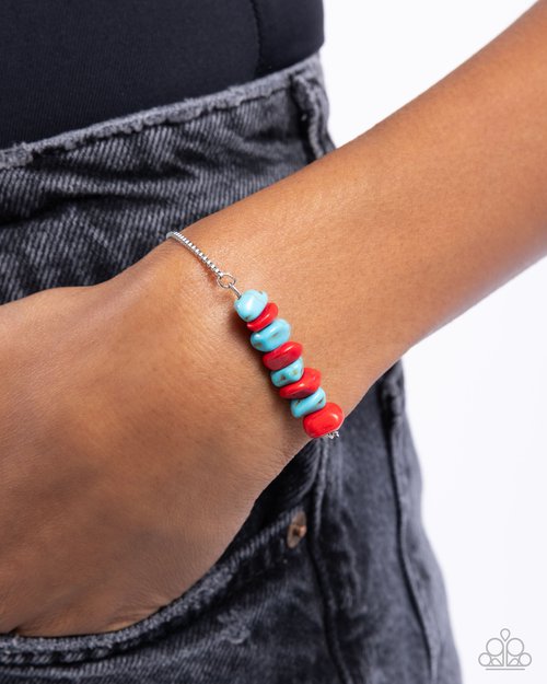 Conquering Canyon - Red - Paparazzi Bracelet Image