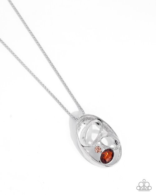 Dramatic Destiny - Brown - Paparazzi Necklace Image