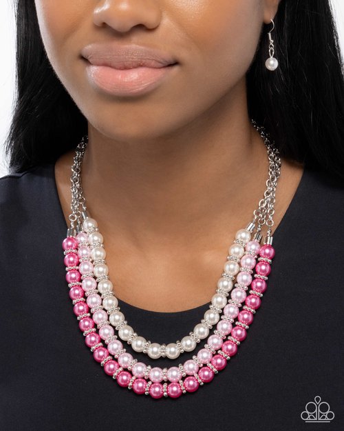 Promising Promenade - Pink - Paparazzi Necklace Image