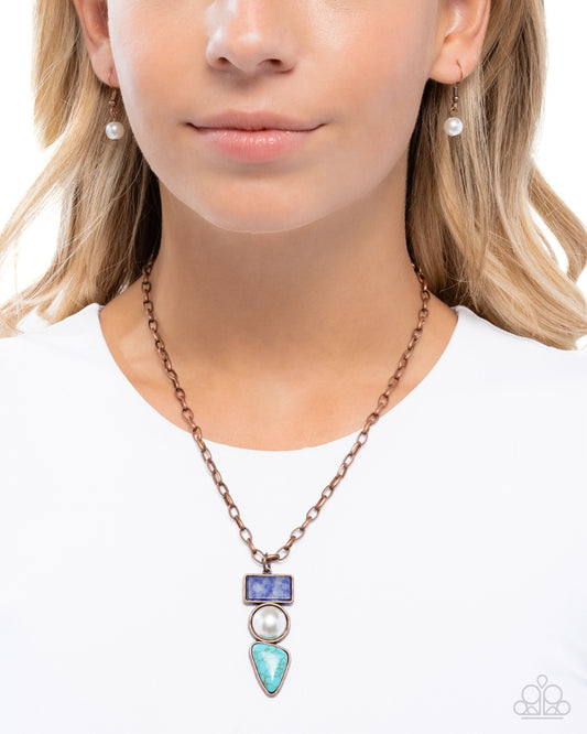 Collecting Character - Copper - Paparazzi Necklace Image