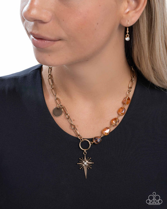 Loose and Wild - Gold - Paparazzi Necklace Image