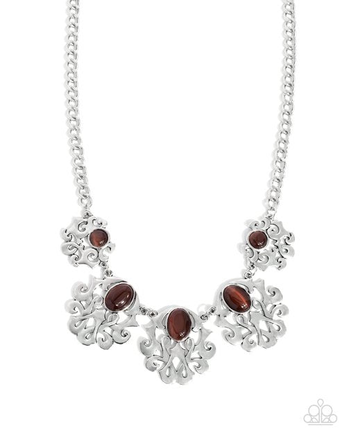 Midsummer Masterpiece - Brown - Paparazzi Necklace Image