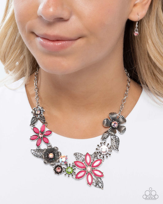 GARDEN My Sparkle - Pink - Paparazzi Necklace Image