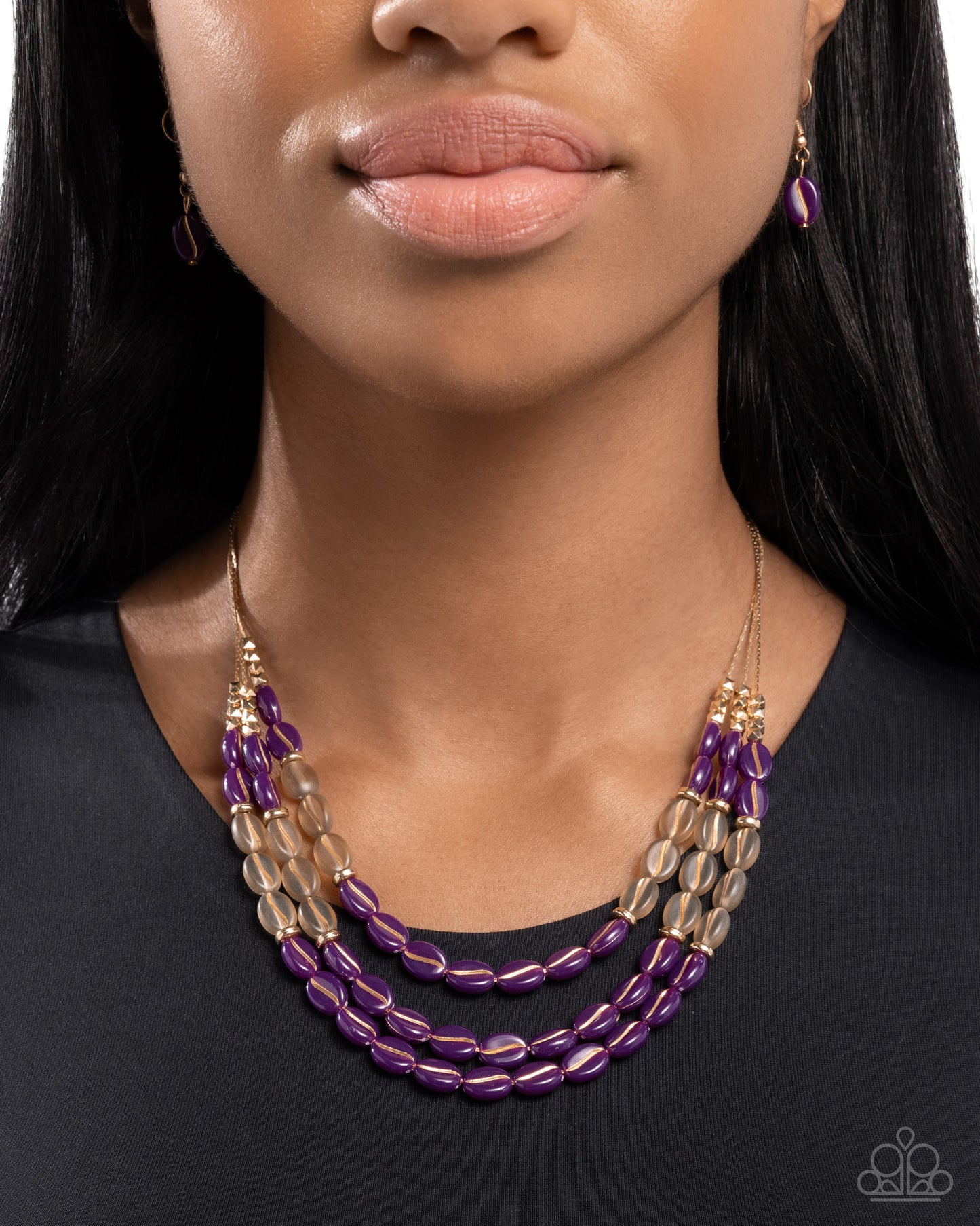 Playful Passage - Purple - Paparazzi Necklace Image