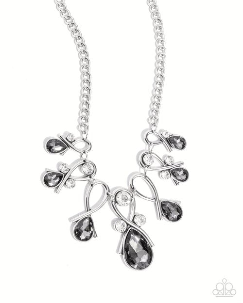 Infinity Institute - Silver - Paparazzi Necklace Image