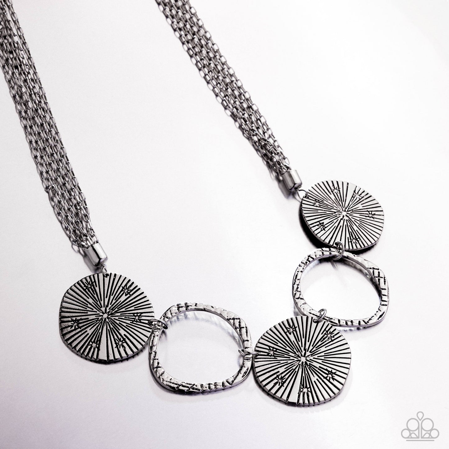 Determined to Delight - Silver - Paparazzi Necklace Image