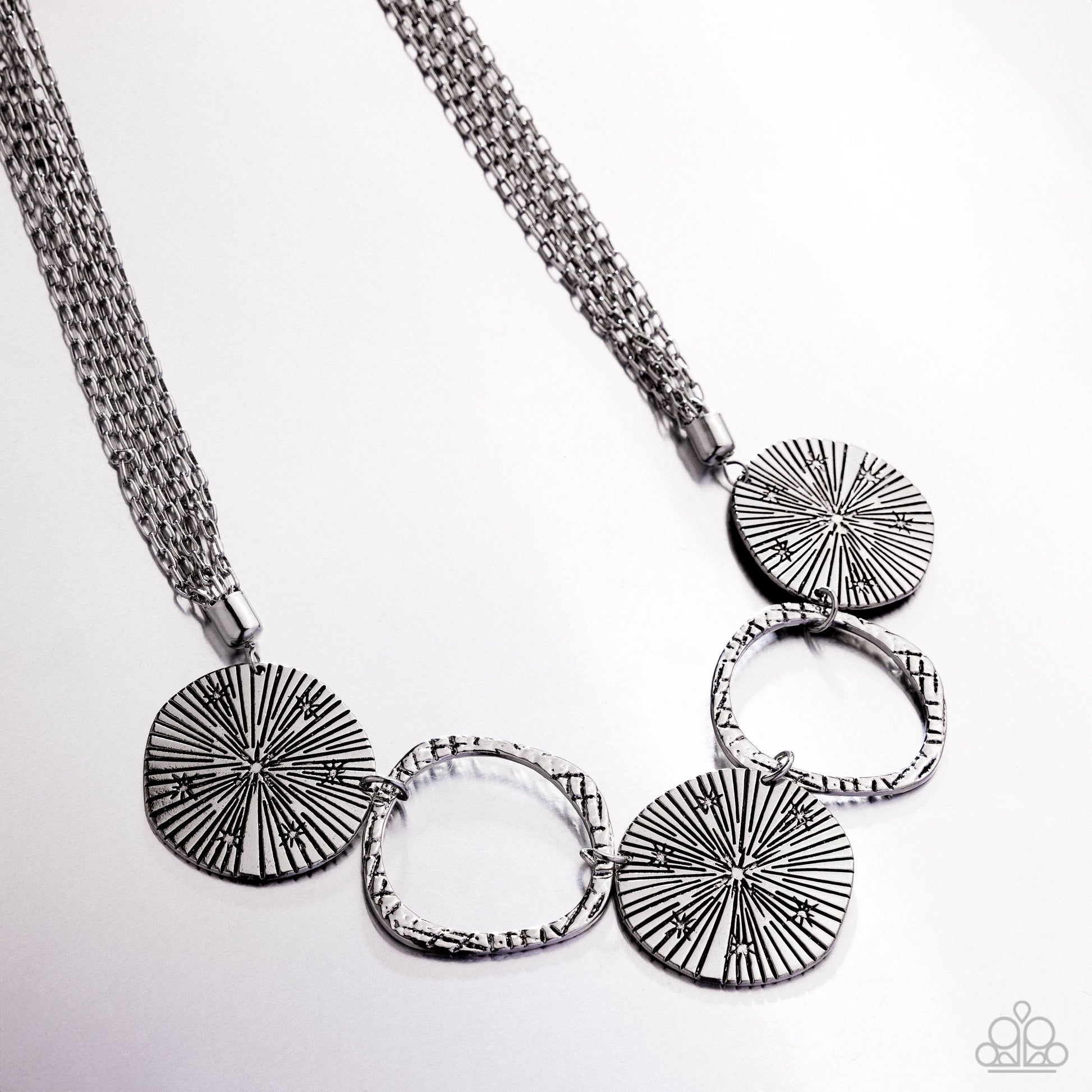 Determined to Delight - Silver - Paparazzi Necklace Image