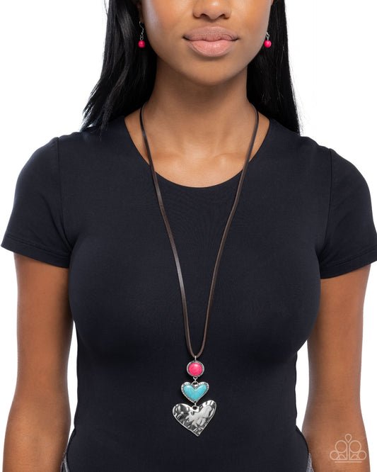 Romantic Refuel - Pink - Paparazzi Necklace Image