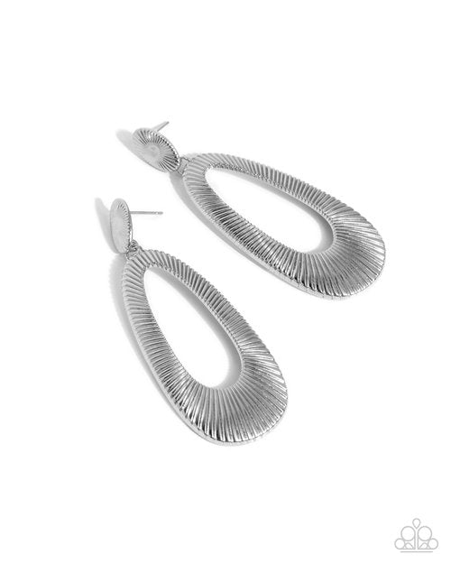 Princess Potential - Silver - Paparazzi Earring Image