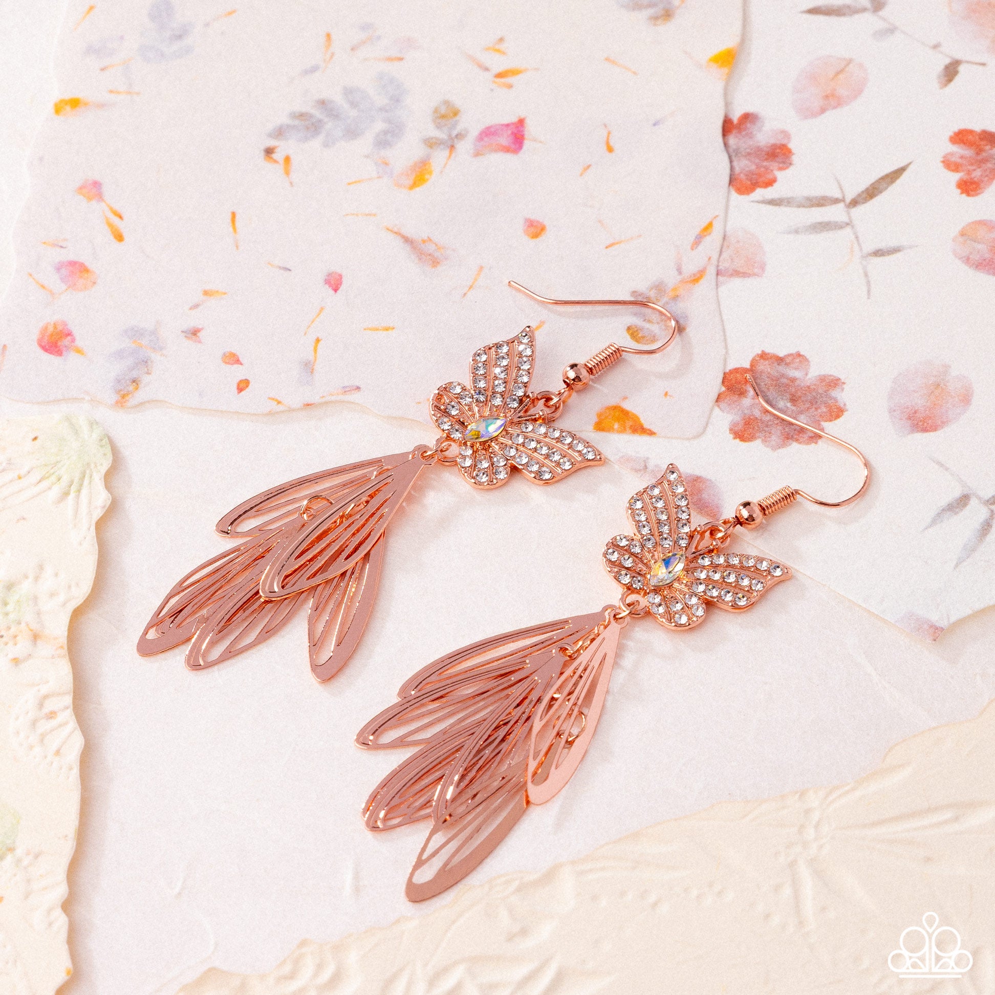 Fairy Dust - Copper - Paparazzi Earring Image