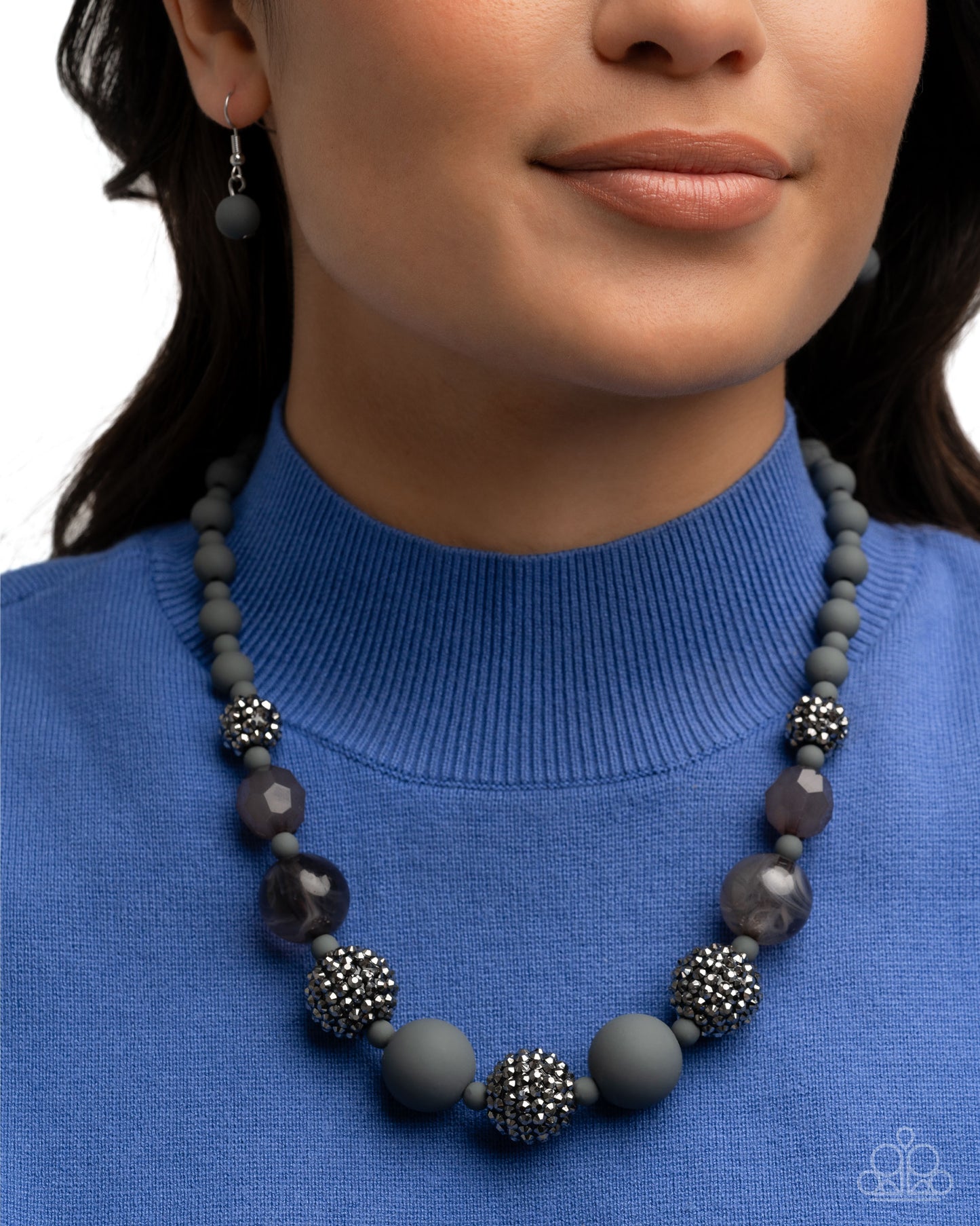 Hematite Hallmark - Complete Look - Silver - Paparazzi Product Image