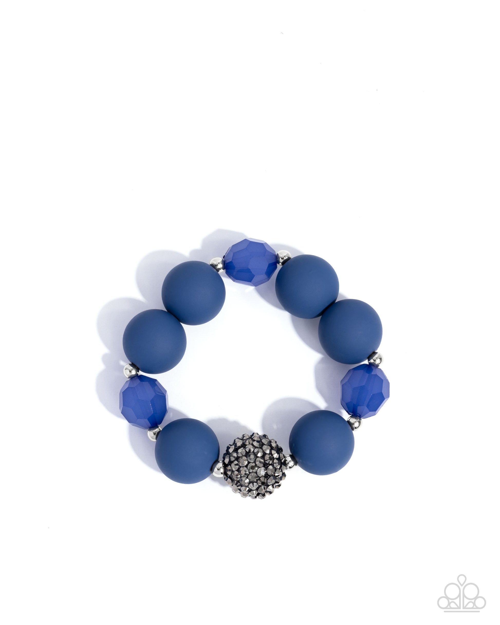 Hematite Hallmark - Complete Look - Blue - Paparazzi Product Image