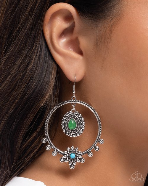 Neutral Nuance - Paparazzi Earring Image