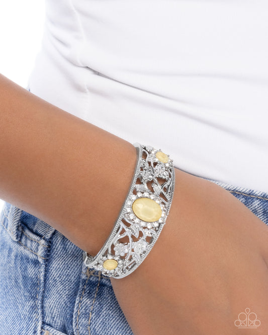 Curious Chic - Yellow - Paparazzi Bracelet Image