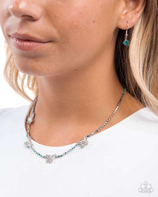 FANCIFUL of Life - Blue - Paparazzi Necklace Image