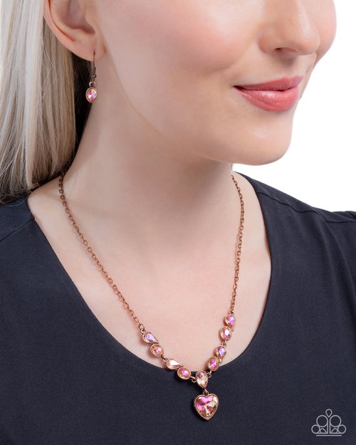 Tender Talent - Copper - Paparazzi Necklace Image