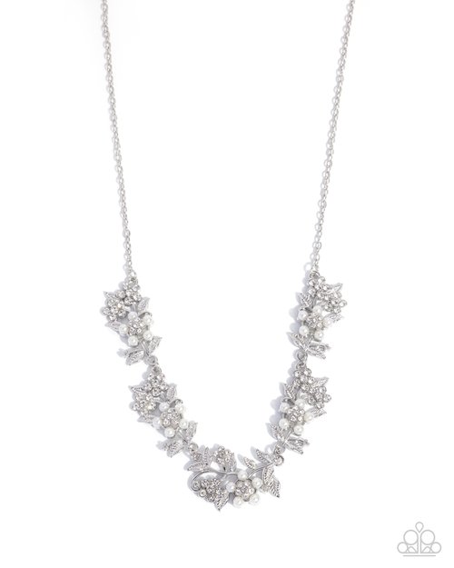 Refined Rule - White - Paparazzi Necklace Image