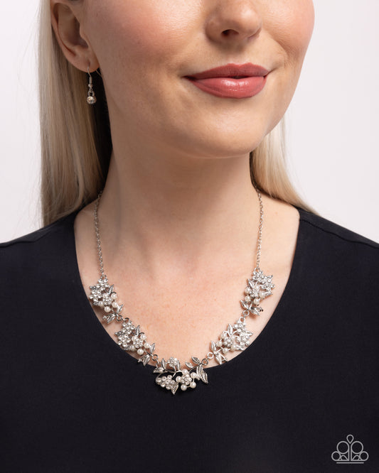Refined Rule - White - Paparazzi Necklace Image