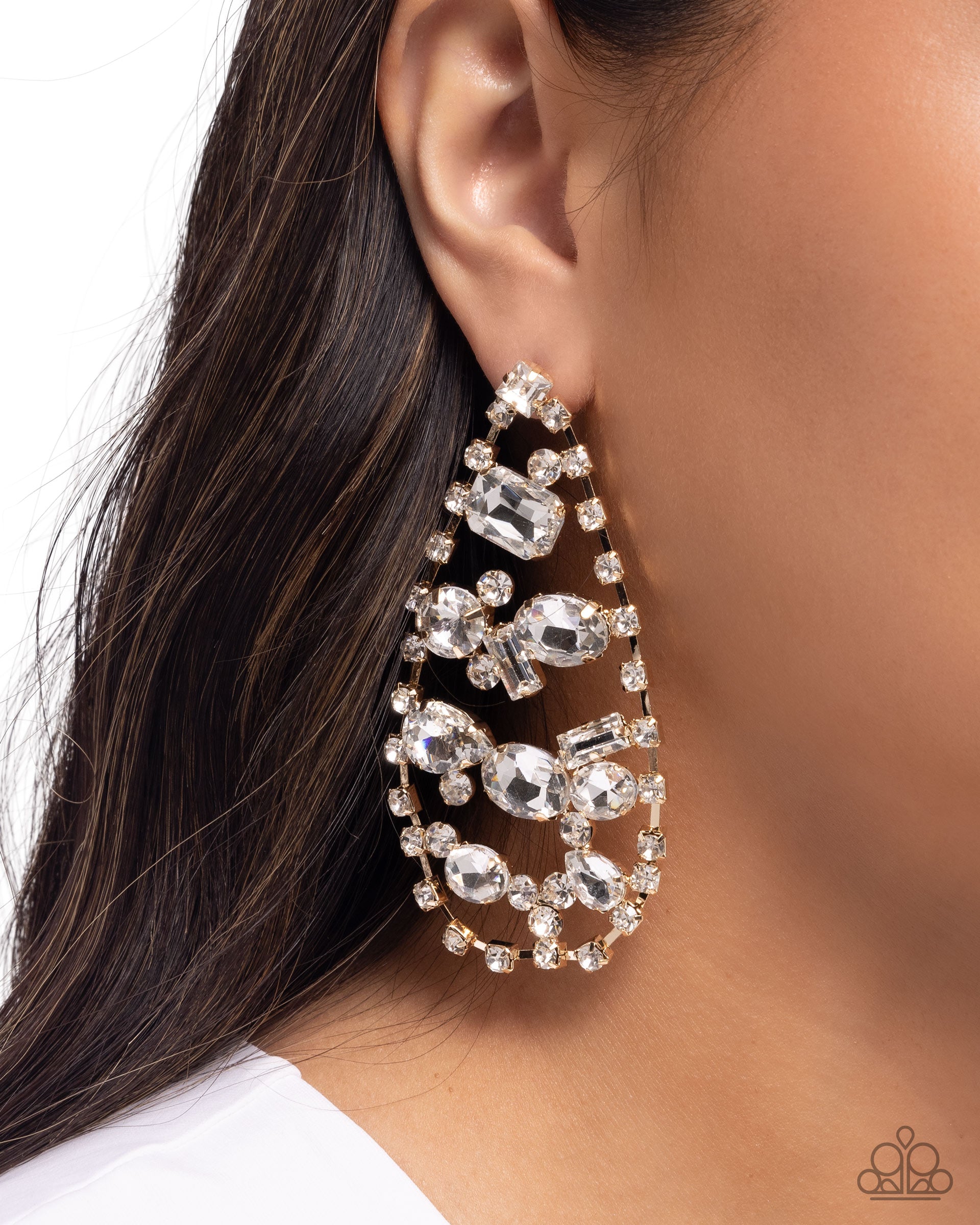 Giant Glitter - Paparazzi Earring Image