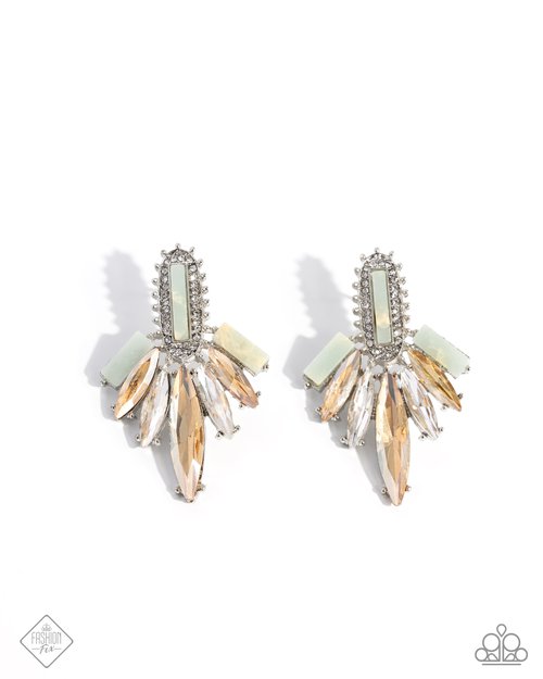 Elegant Excellence - Earrings - Paparazzi Earring Image