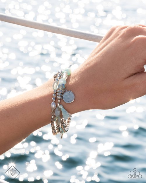 Refreshing Revel - Blue - Paparazzi Bracelet Image