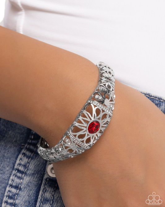 Cultured Creation - Red - Paparazzi Bracelet Image