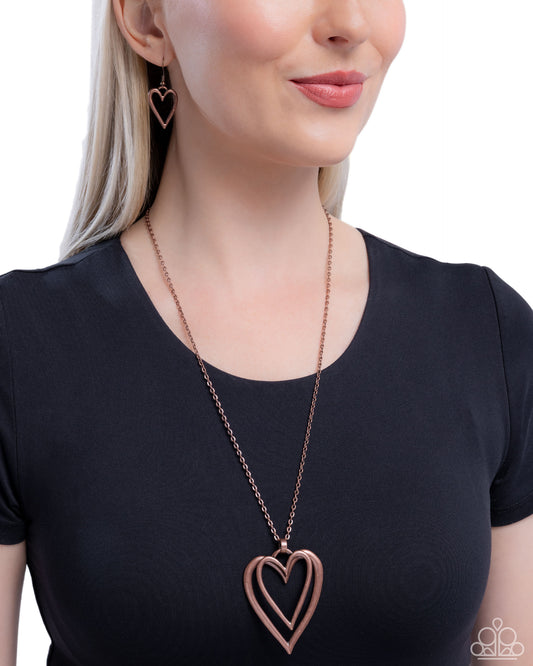 Lets HEART At the Very Beginning - Paparazzi Necklace Image