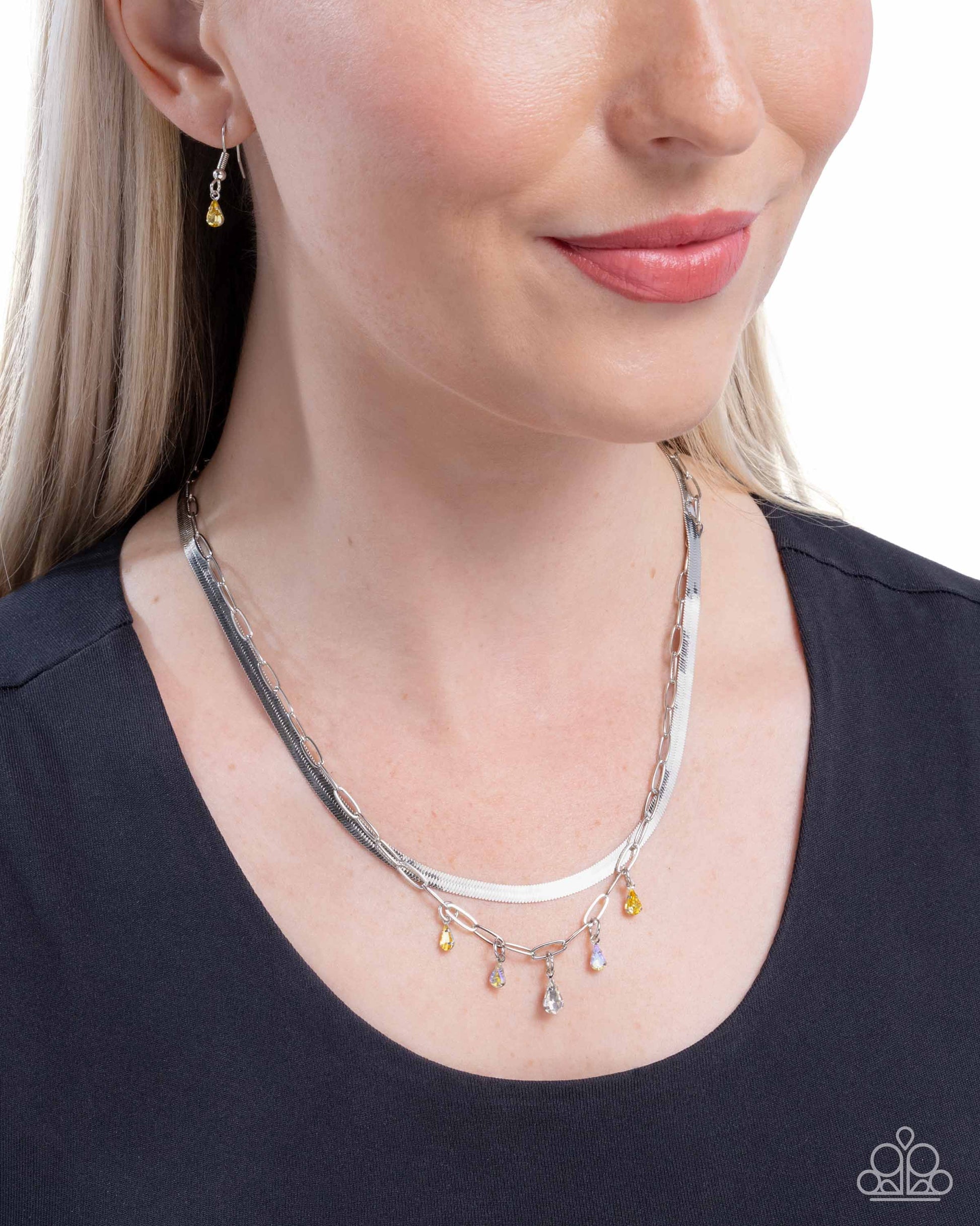 Suave Shimmy - Yellow - Paparazzi Necklace Image