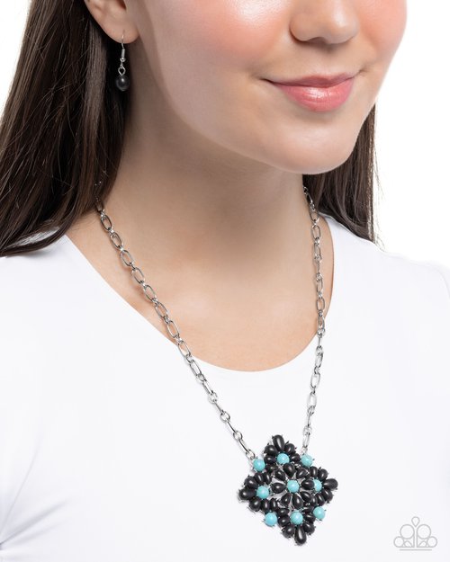 Stony Strength - Black - Paparazzi Necklace Image