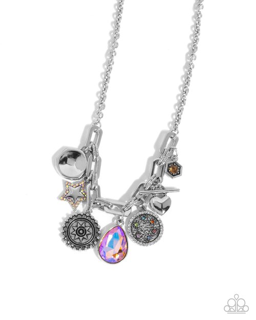 Welcome to the Show - Orange - Paparazzi Necklace Image