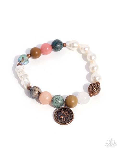 Chic Currency - Copper - Paparazzi Bracelet Image