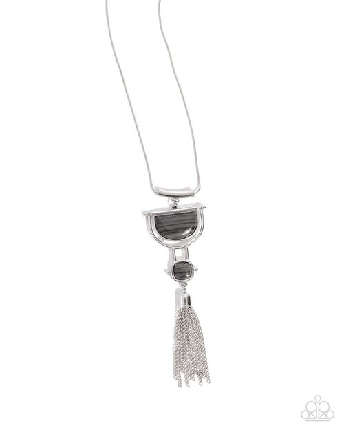 Sterling Stones - Silver - Paparazzi Necklace Image