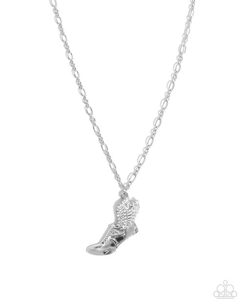 Dazzling-Yard Dash - Paparazzi Necklace Image